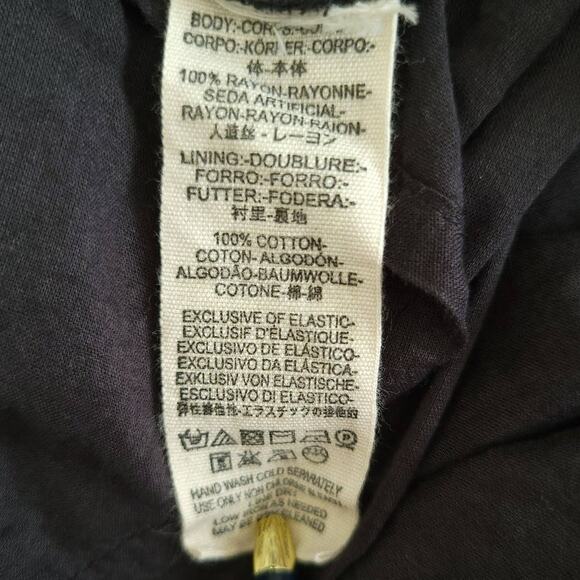 Free People Billie Battenberg Lace Dress One Shoulder Black A Line Women Medium - Picture 12 of 13